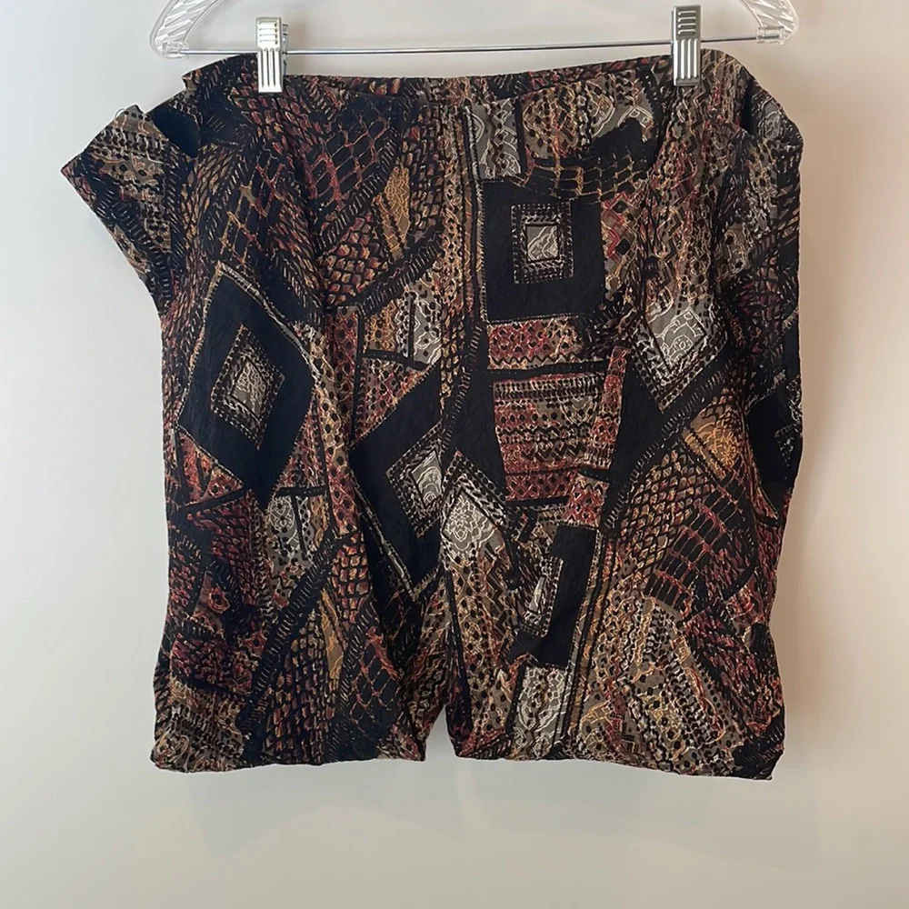 Joseph Ribkoff Multi-Color Pull On Pant - Picture 10 of 11